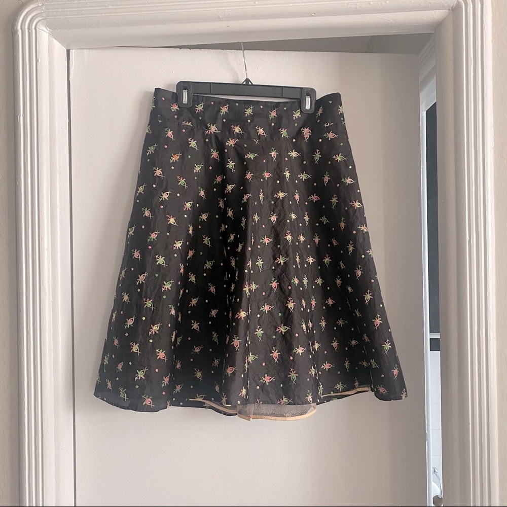 Vintage skirt with crinoline on bottom.